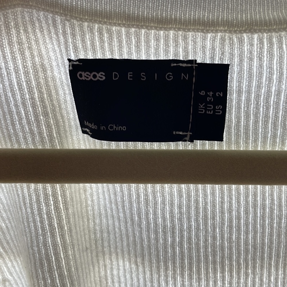 ASOS Ribbed square neck sweater - Picture 2 of 3